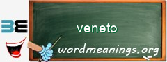 WordMeaning blackboard for veneto